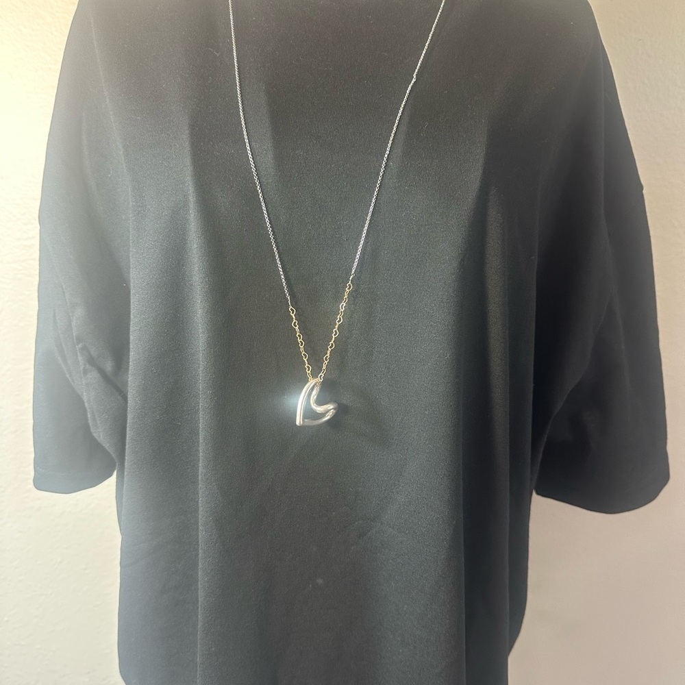 J. Jill Silver Crescent Necklace